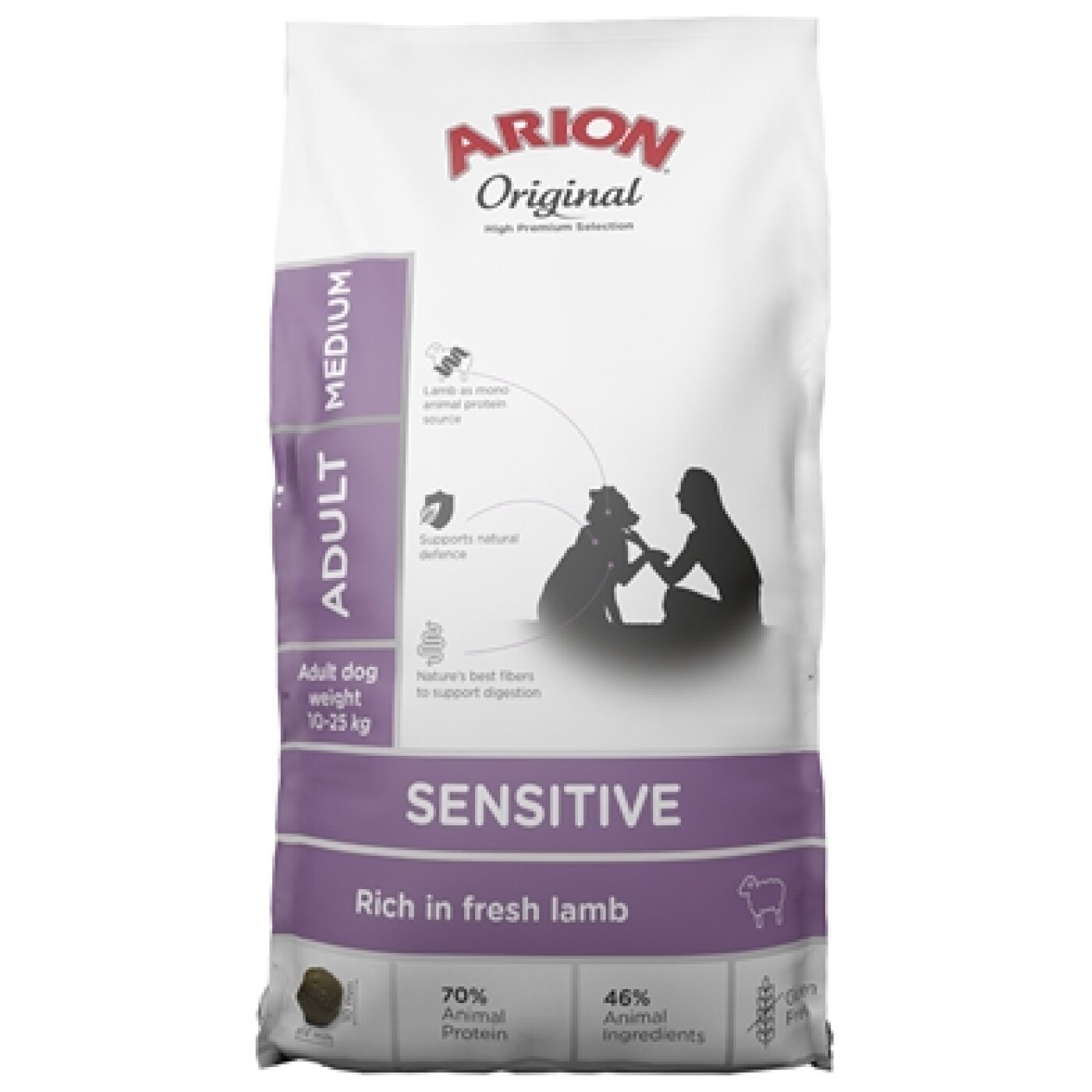 Arion - Arion Sensitive Medium Breed 12 + 3 kg 