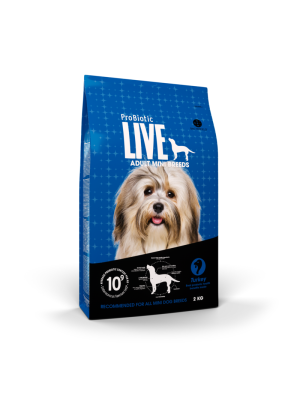 ProBiotic LIVE - ProBioTic LIVE Hund Adult Smagsprøve Mini Breed Kalkun