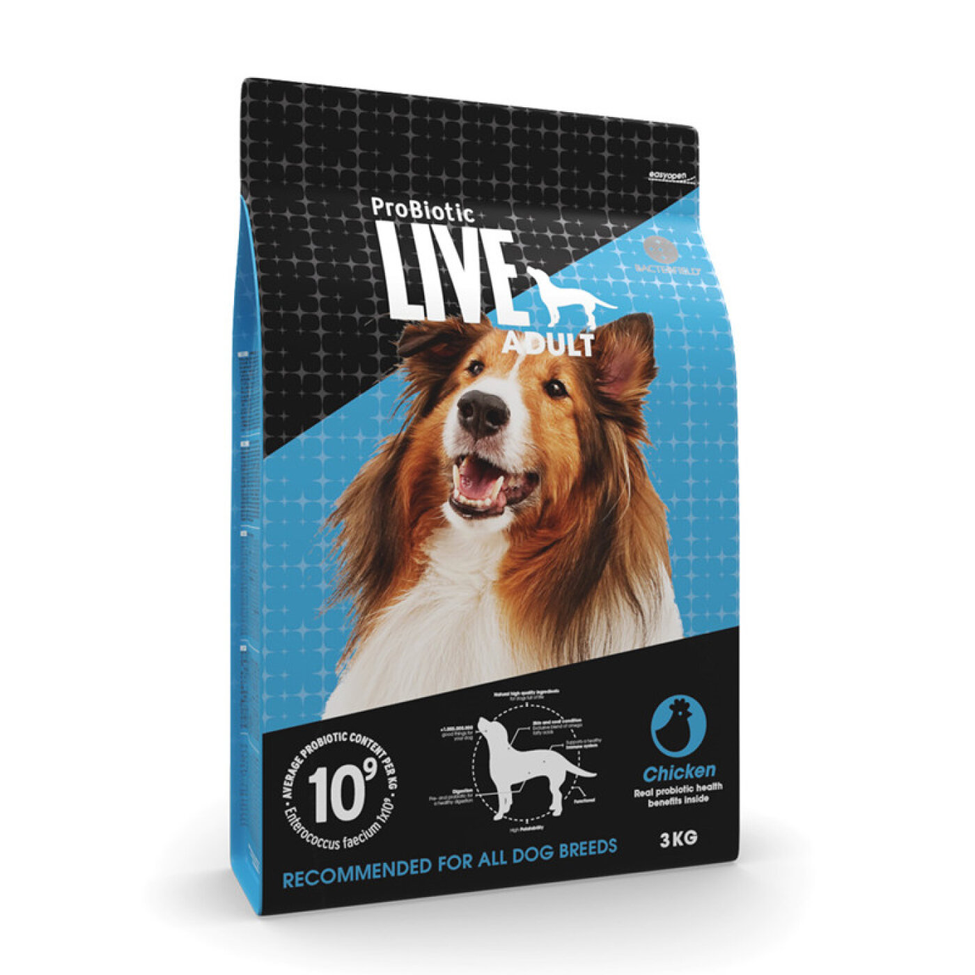 ProBiotic LIVE - ProBioTic LIVE Hund Adult Smagsprøve All Breed Kylling