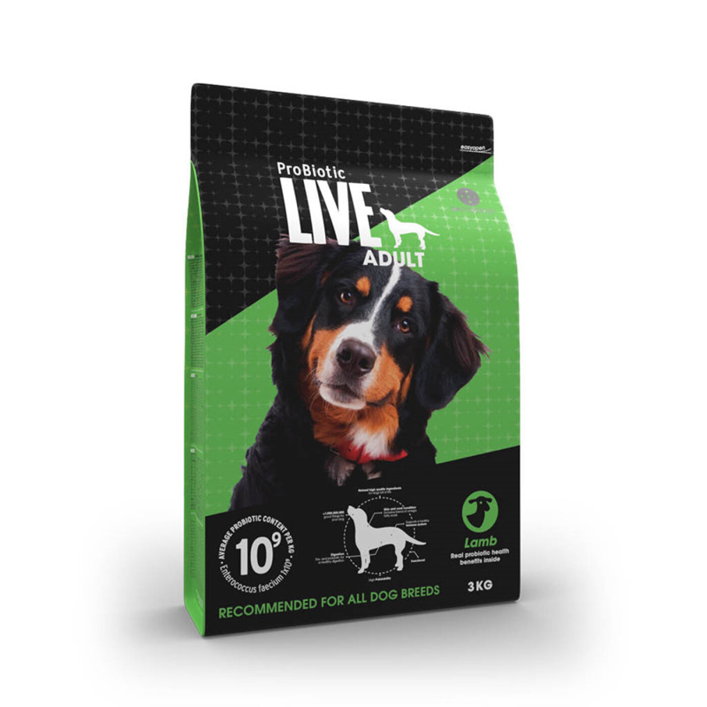 ProBiotic LIVE - ProBioTic LIVE Hund Adult Smagsprøve All Breed Lam