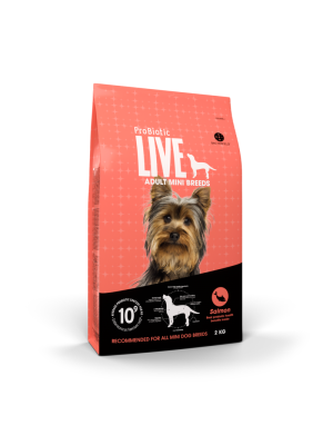 ProBiotic LIVE - ProBioTic LIVE Hund Adult Smagsprøve Mini Breed Laks