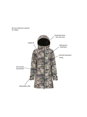 Paikka - Paikka Human Recovery regnfrakke Camo unisex 