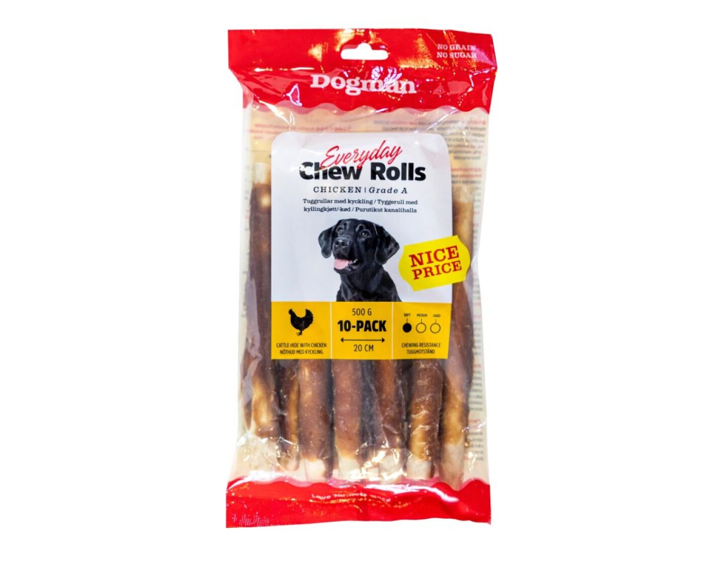 Dogman - Dogman Chew Rolls m/ Chicken pak