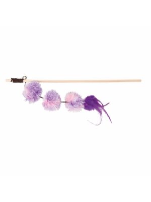 Trixie-kat - Trixie Drillepind med pompom bolde Trixie-kat - Trixie Drillepind med pompom bolde
