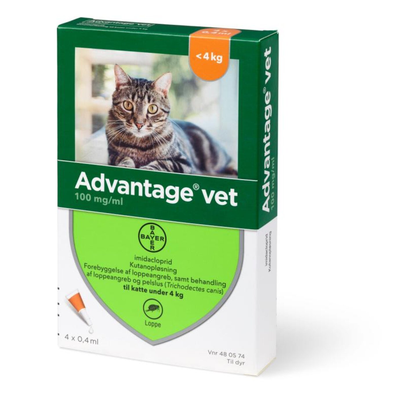 Advantage - Advantage Vet Kat under 4 kg.