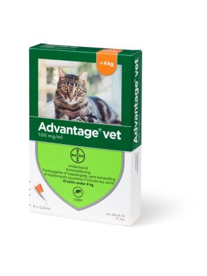 Advantage - Advantage Vet Kat under 4 kg.