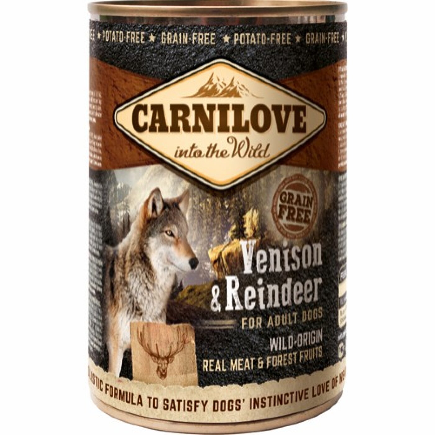 Carni Love - CarniLove Real Meat Hjorte & Rensdyr Dåse