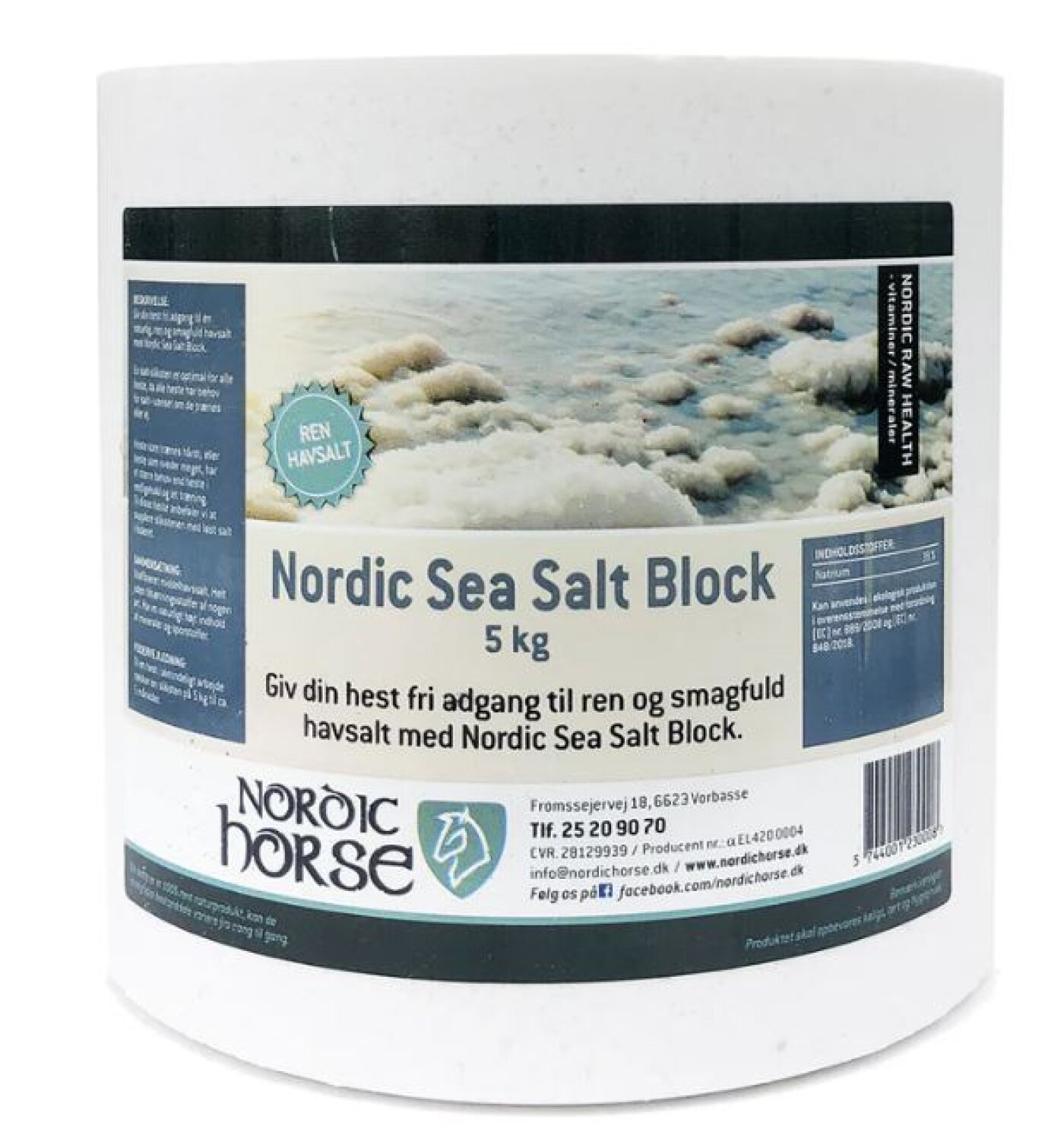 Nordic Horse - Nordic Sea salt block - Neutral