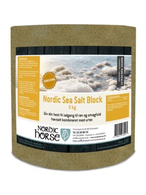 Nordic Horse - Nordic Sea Salt Blok, Zero Verm
