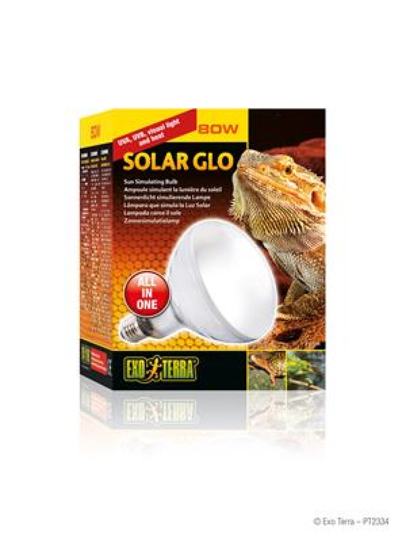 ExoTerra - Exo-Terra Solar-Glo 80 W. UVA+UVB+Infrarød