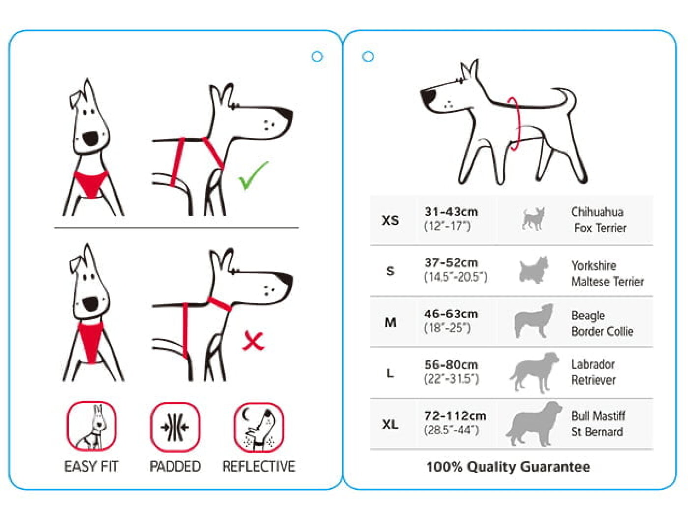 Q-Pet - Red Dingo sele Grå