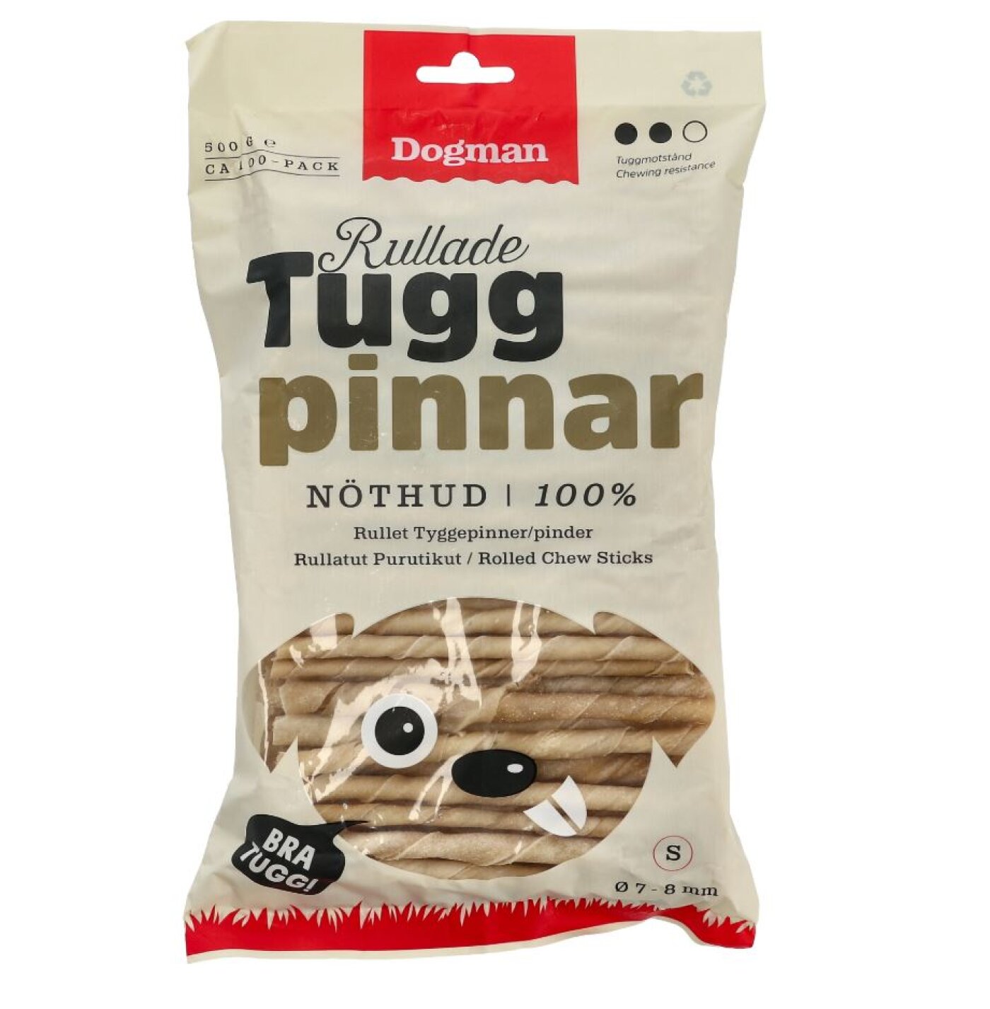 Dogman - Dogman tyggeruller 100 stk.