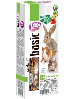LoloPets - Lolo Pets Frøstænger gnaver/Kanin m. frugt