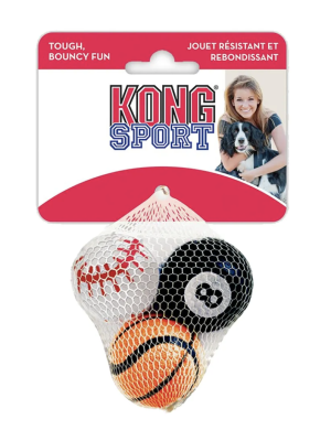 Kong - KONG Sports Balls, small, 3 stk. i net, ABS3E