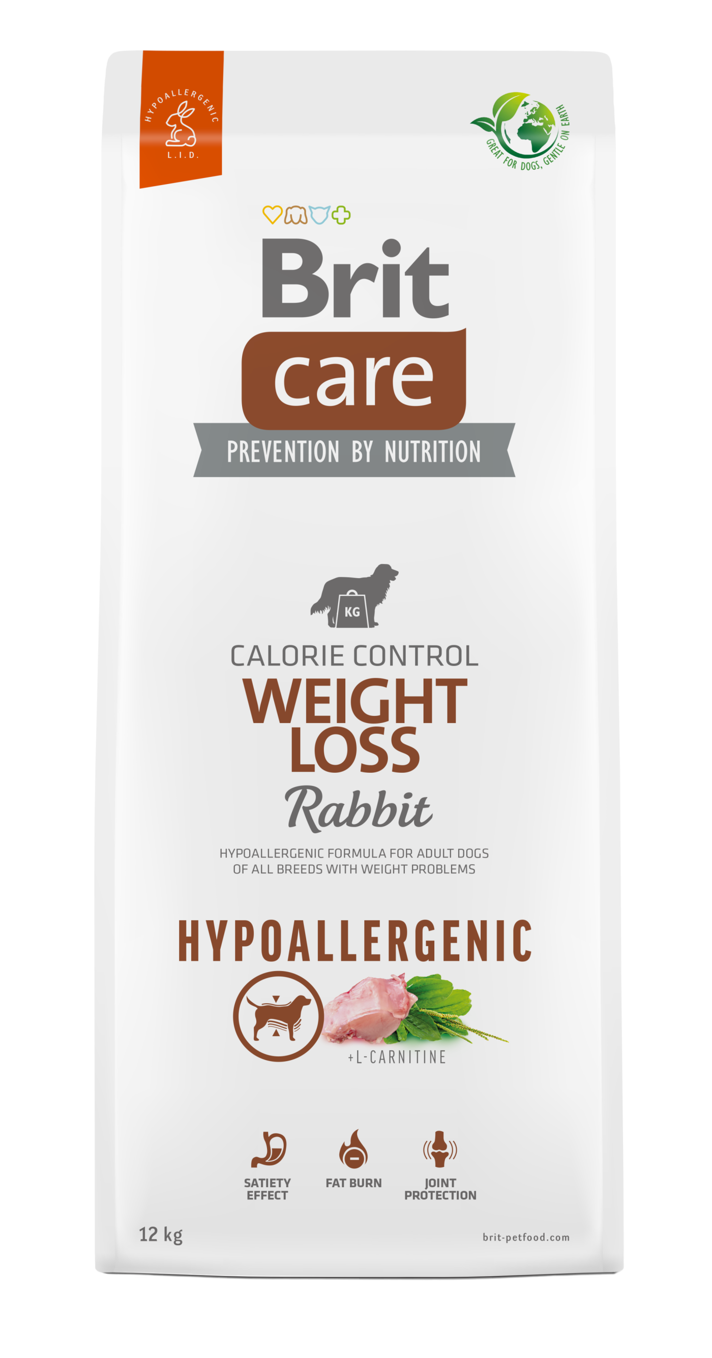 Brit - Brit Care Dog Adult Hypoallergenic Weight Loss Kanin 