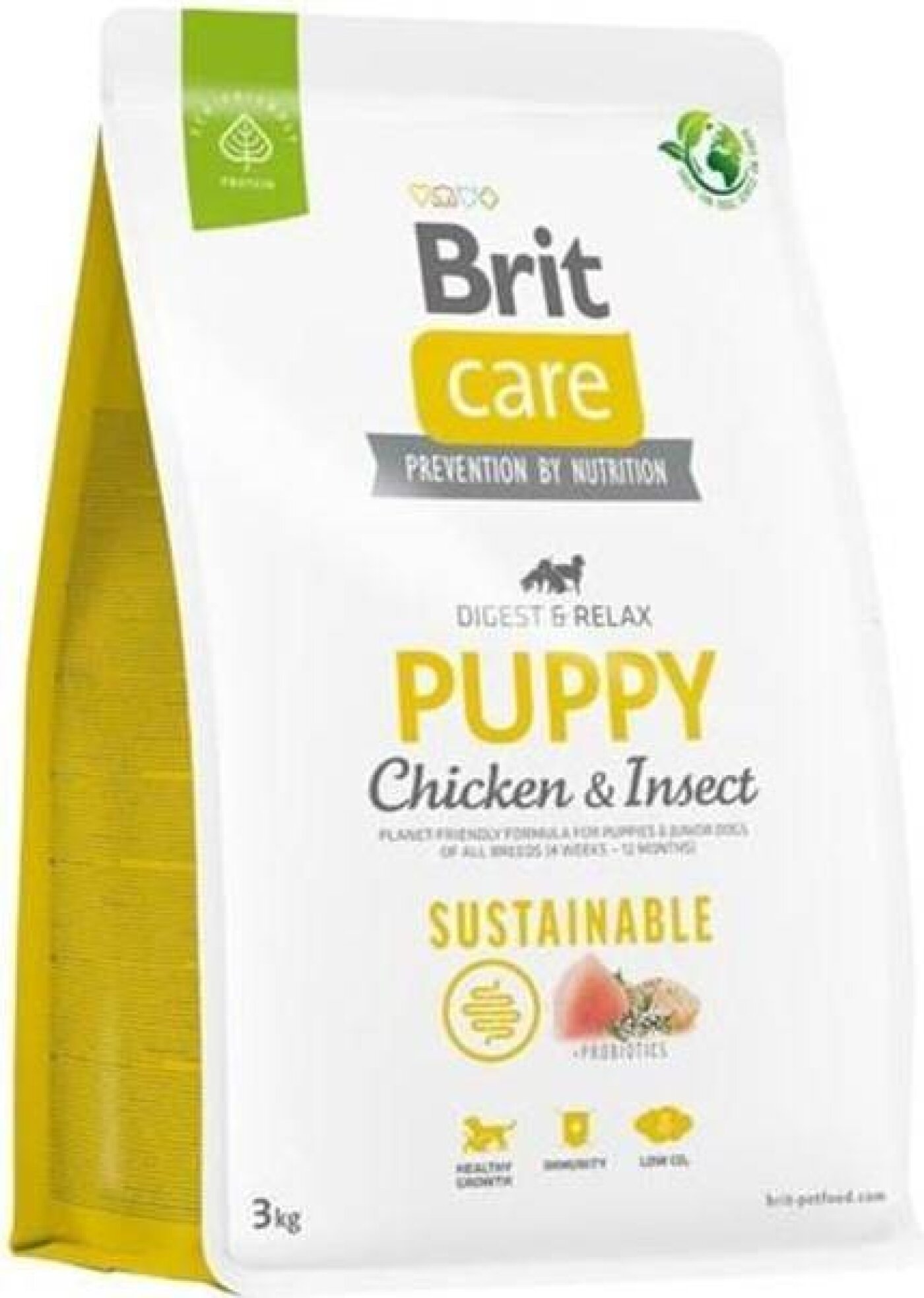 Brit - Brit Care Dog Puppy Sustainable Kylling/Insekt