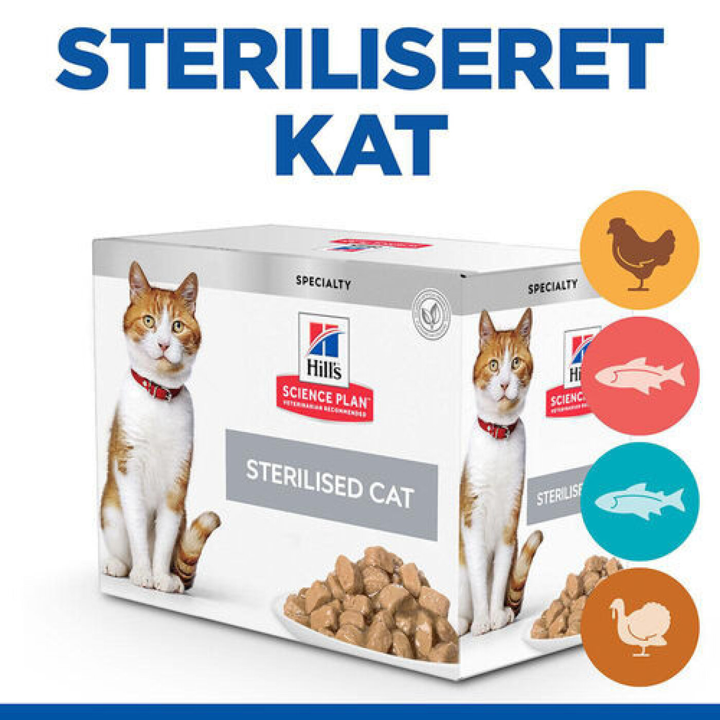 Hill´s - Hill's Kat vådfoder Brev Sterilised Multipack 12 stk