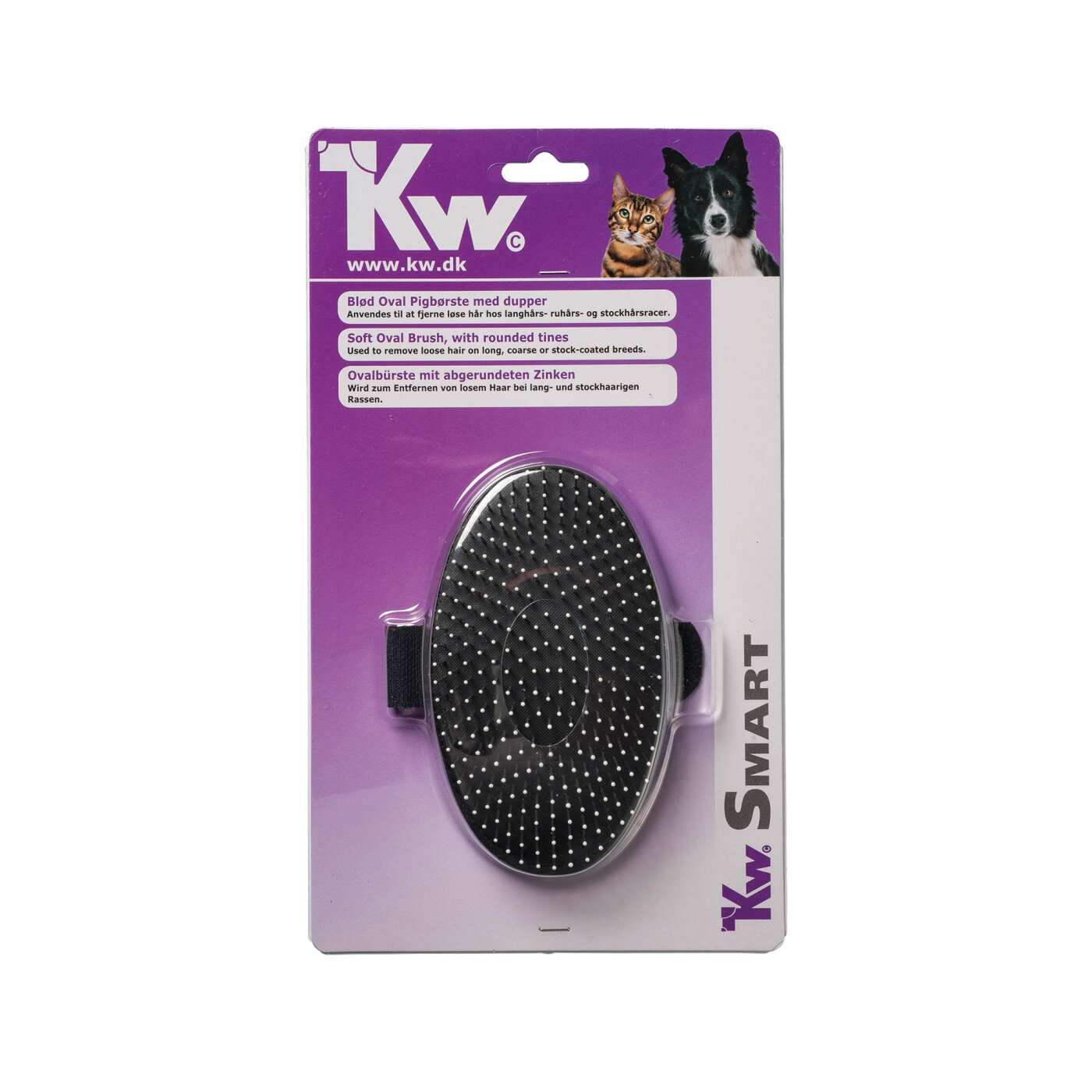 KW - KW Smart Oval Pigbørste M/Dupper