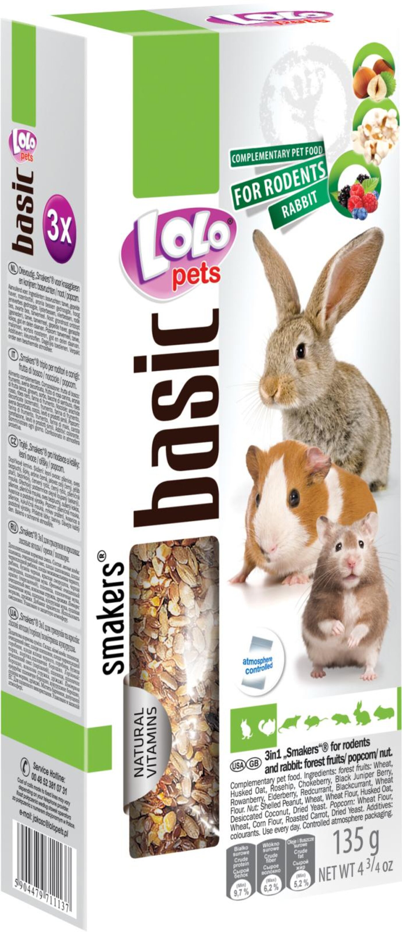 Eldorado - Lolo Pets Frøstænger gnaver/Kanin assorteret