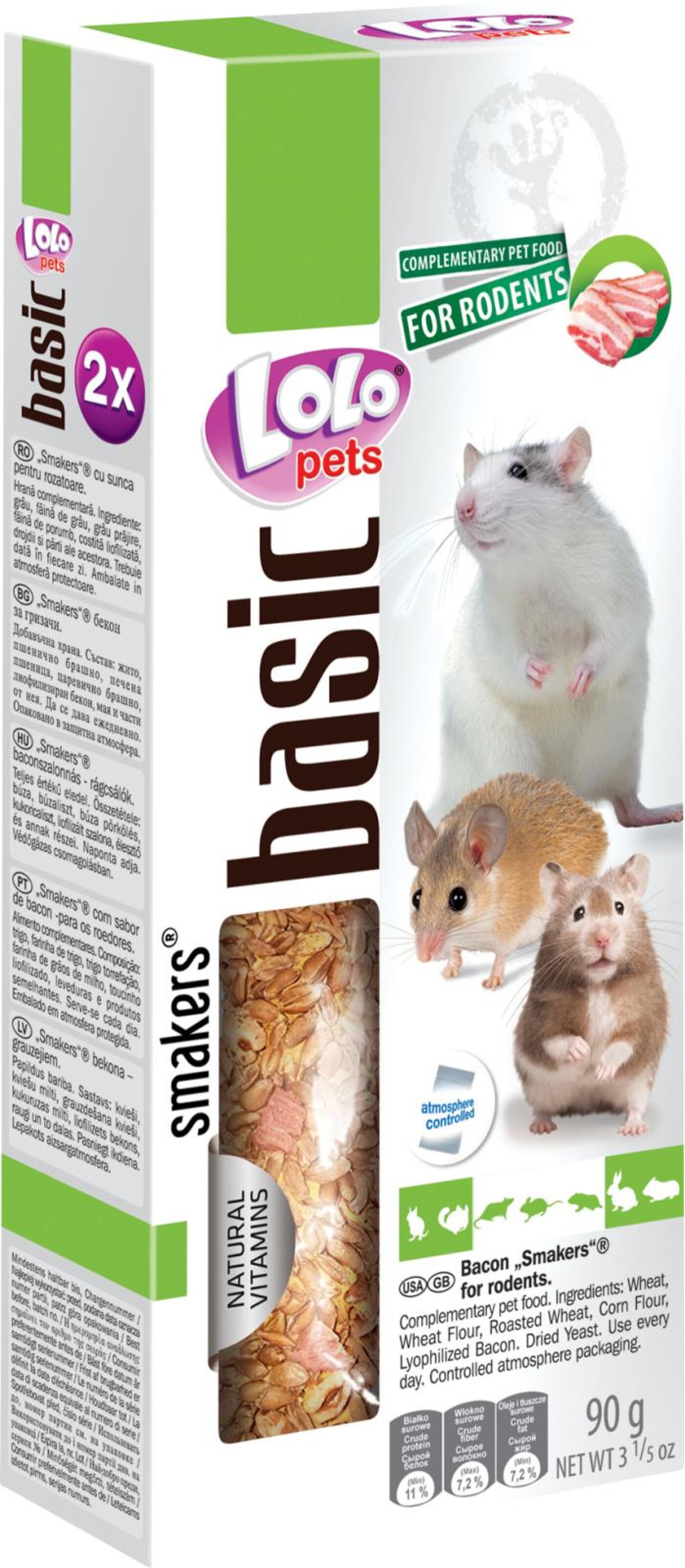 Eldorado - Lolo Pets Bacon Smakers til hamster/Kanin