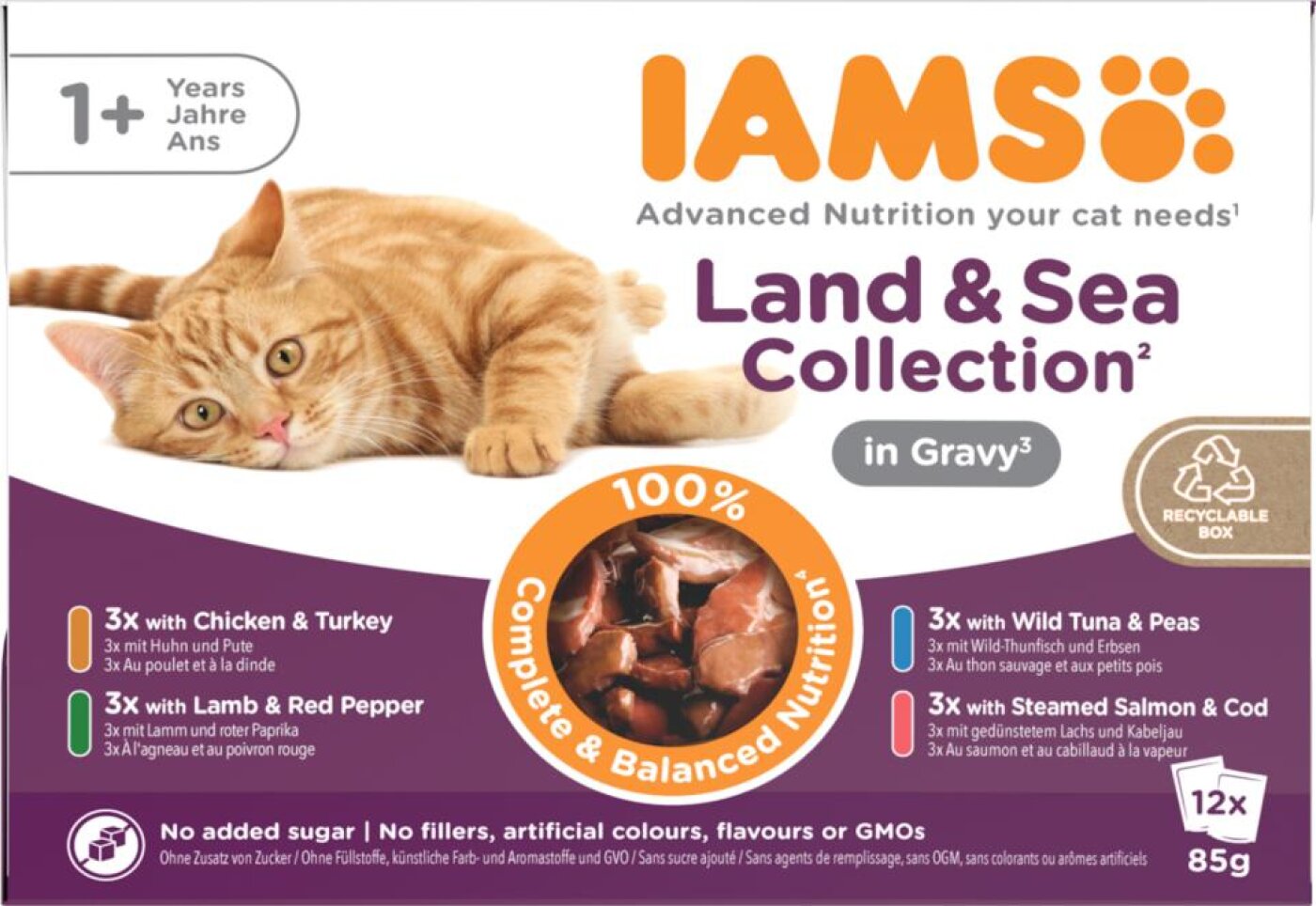 Iams - Iams Land  Sea Collection in Gravy 12x85g