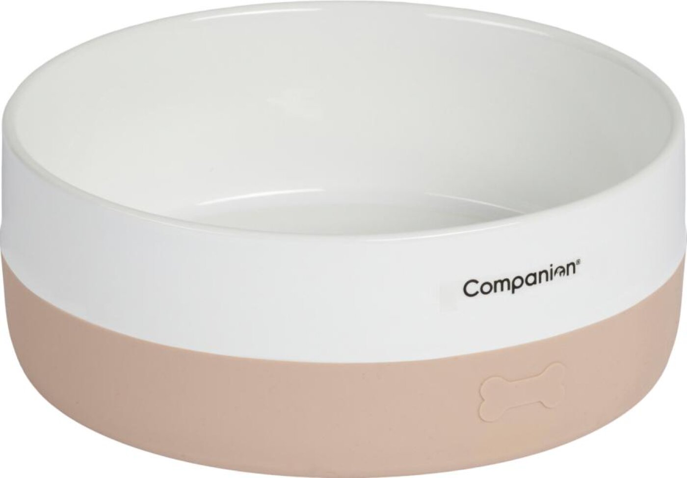 Eldorado - Companion Keramikskål med silikonebund Nude