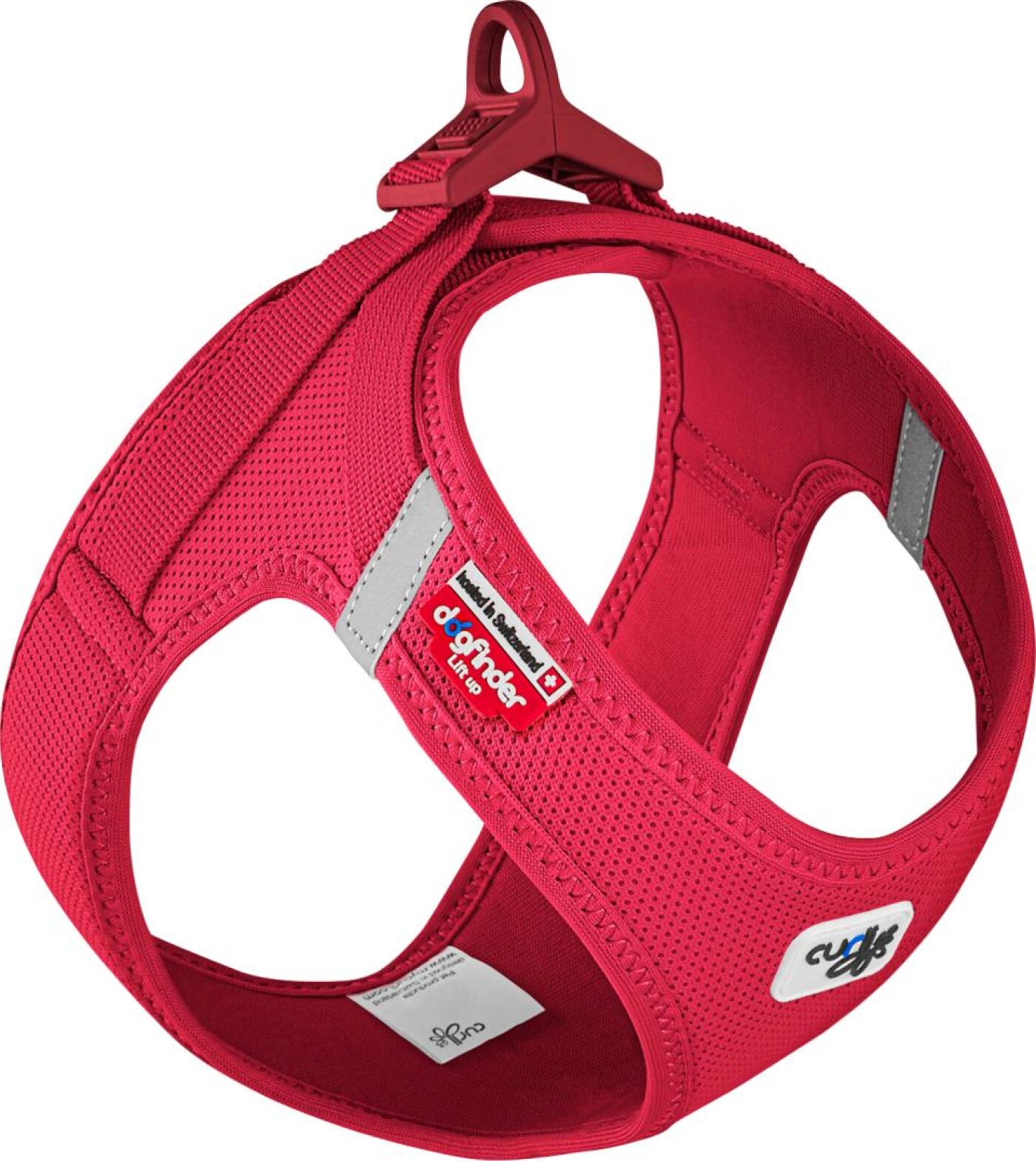 Curli - Curli Vest Sele Clasp Air-Mesh Rød, L.