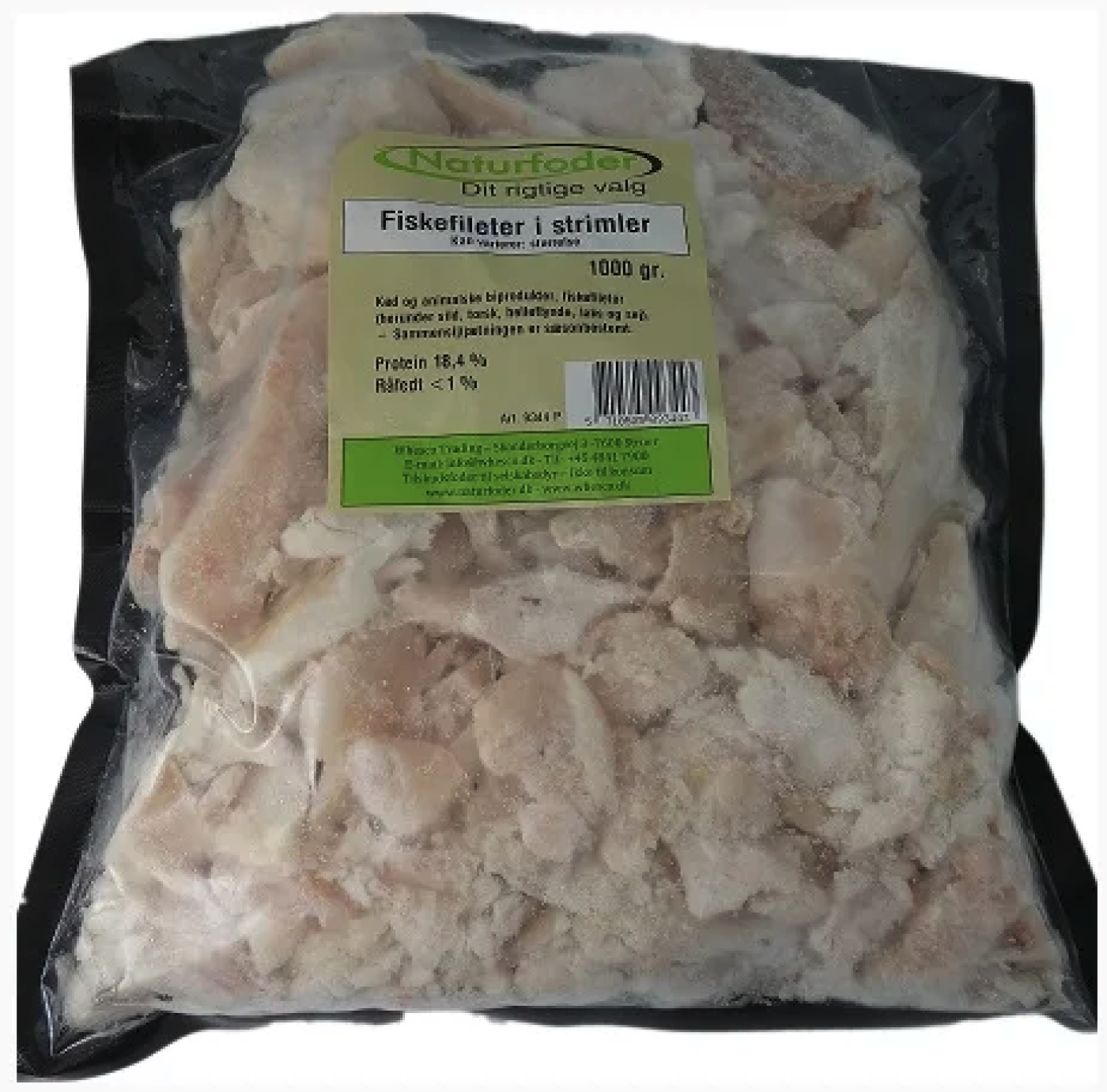 Naturfoder - Naturfoder BARF Fiskefilet i stykker