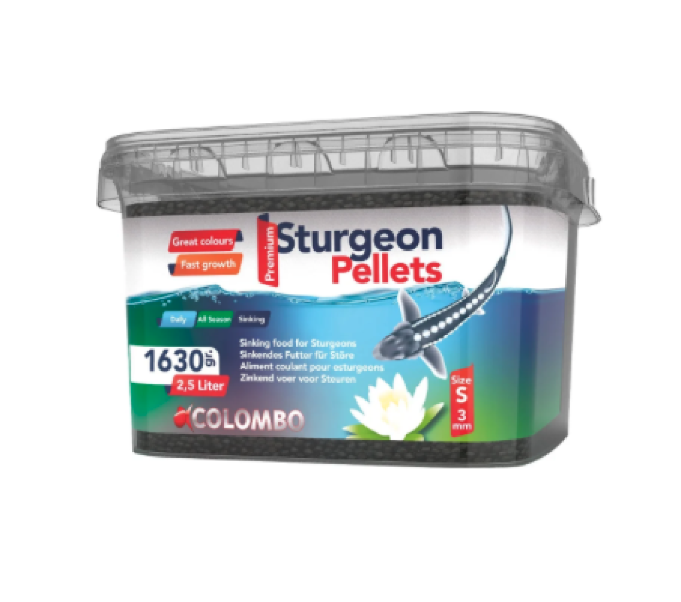 Colombo - Colombo Sturgeon S. Pellet. 2,5 l.