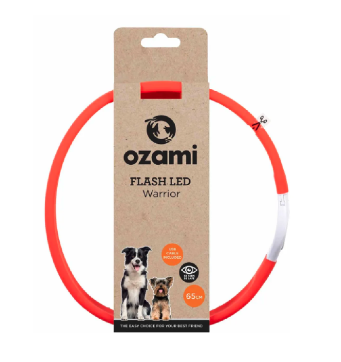 Ozami - Led Halsbånd, bred