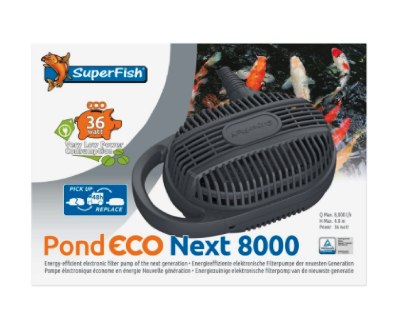 SuperFish - Pond ECO NEXT 8000-36W