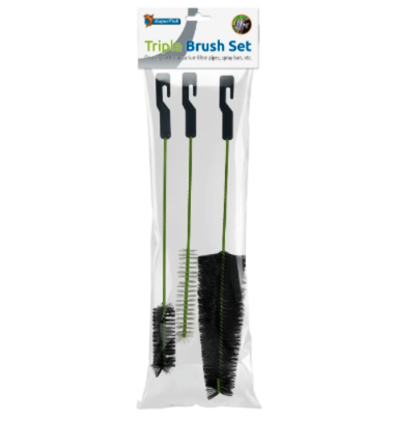 SuperFish - Tripel cleaning brush set