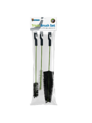 SuperFish - Tripel cleaning brush set