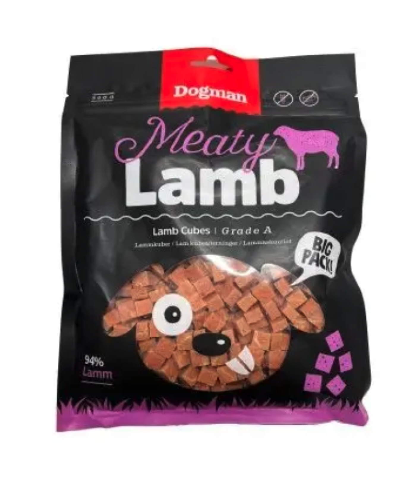 Dogman - Dogman Lamb Cubes 300g
