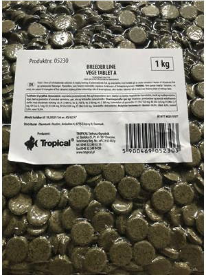 Tropical - Breederliner Vege tabs 