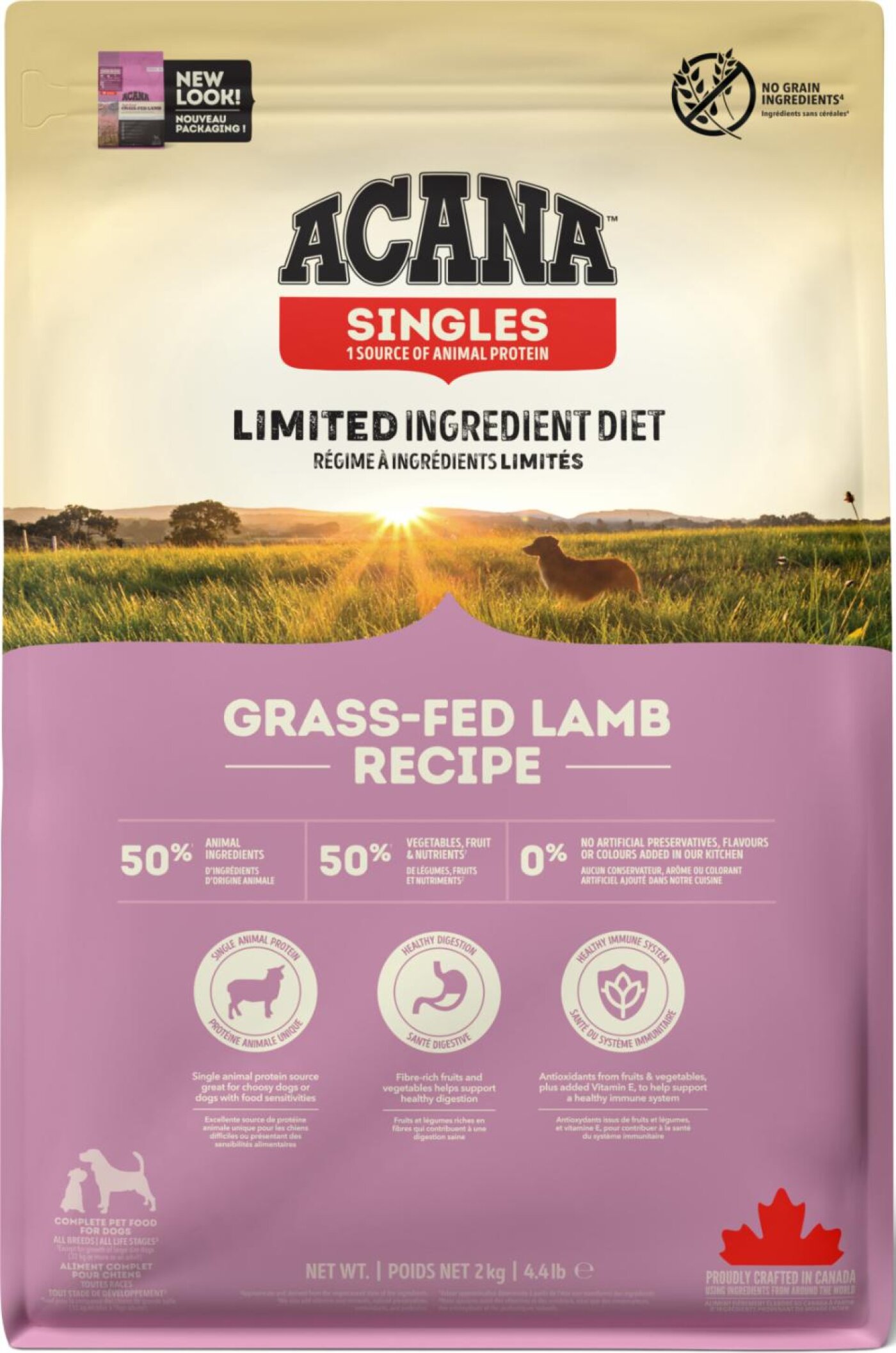 Acana - ACANA Singles Græsfodret lam