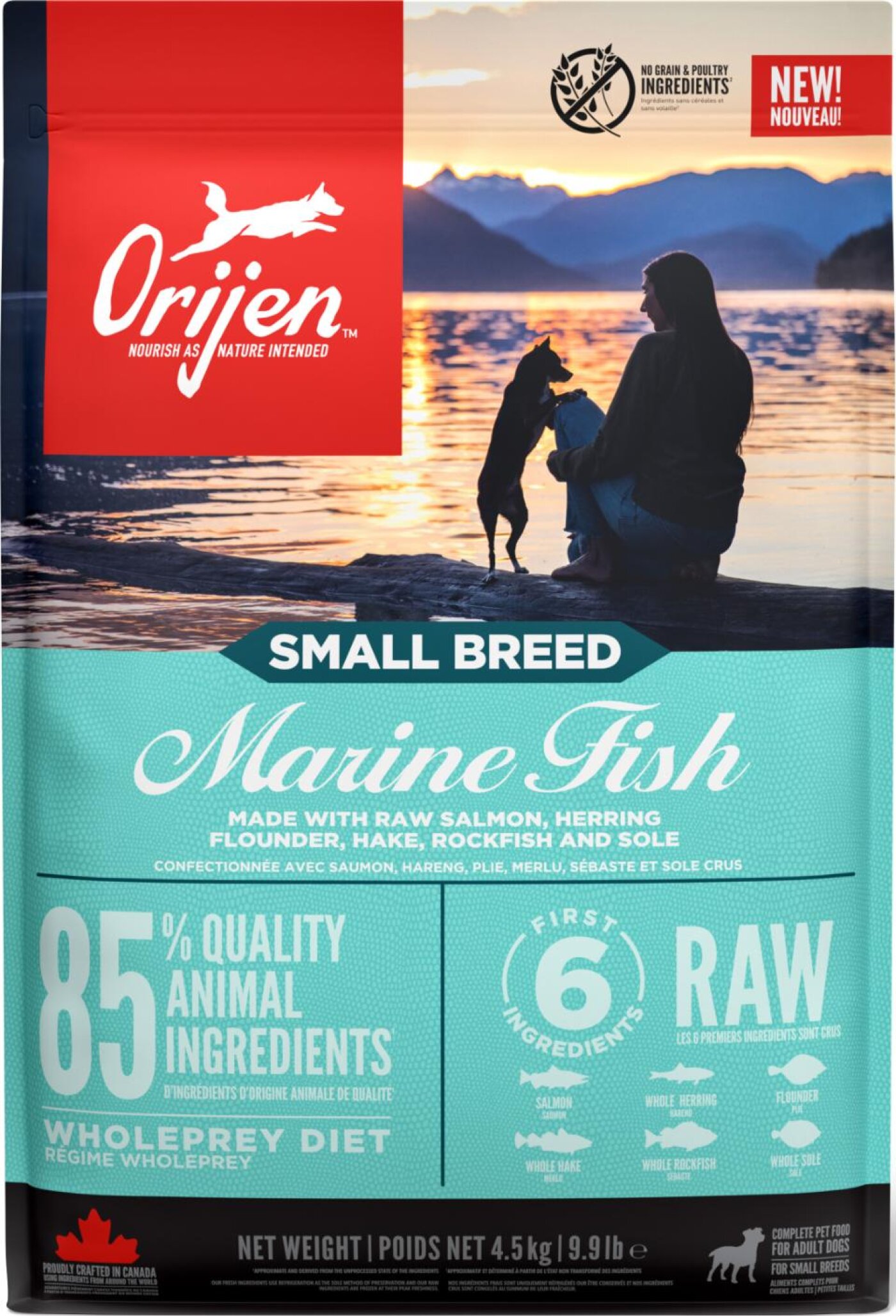 Orijen - ORIJEN DOG Adult Small Breed Marine Fish