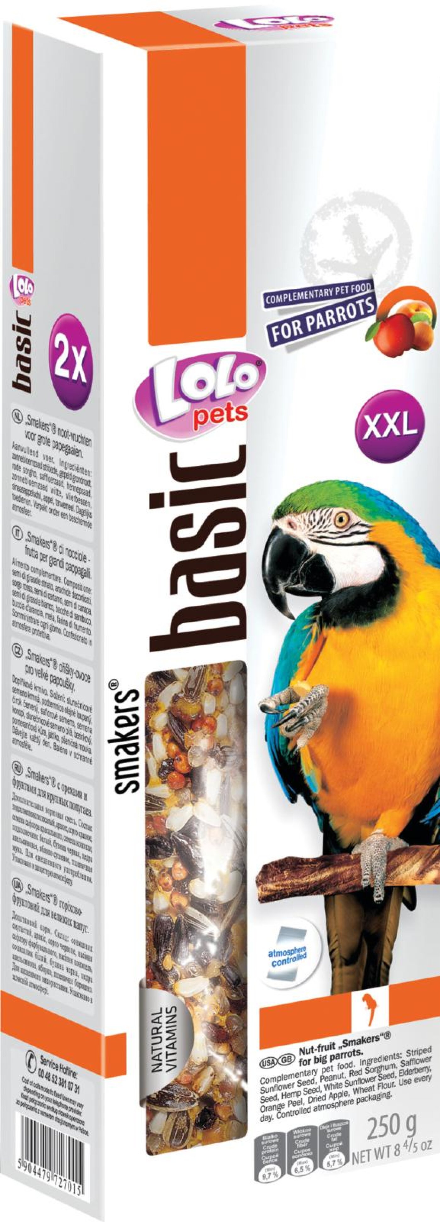 LoloPets - Frøstænger papegøje 