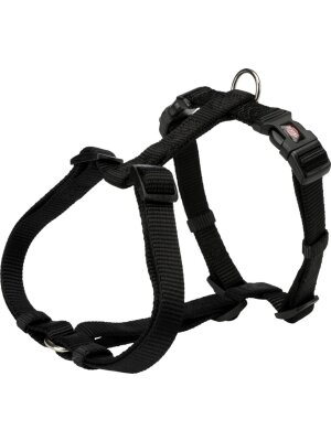 Trixie - Trixie Premium H-sele, sort, XXS-XS
