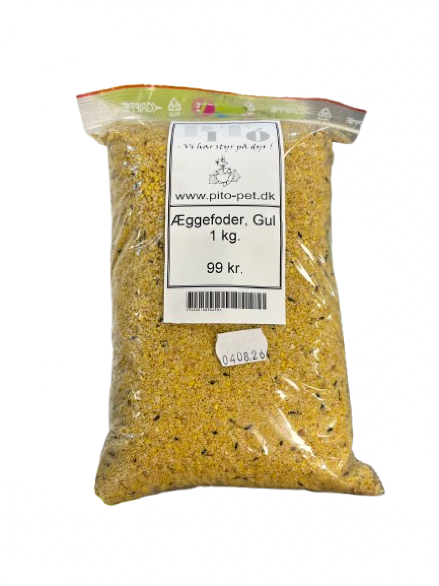 Hobby First - Æggefoder, gul 1 kg.