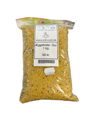 Hobby First - Æggefoder, gul 1 kg.