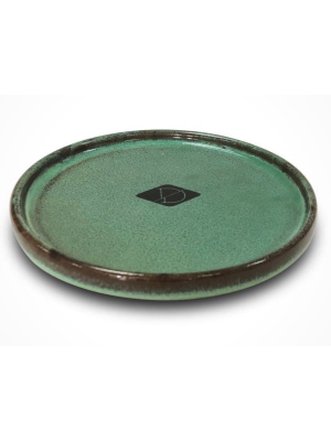 D&D Home - D&D Trendy keramikskål flad Jasper  13cm, grøn