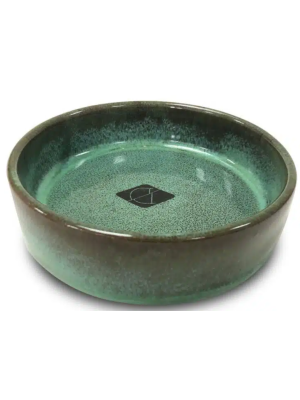 D&D Home - D&D Trendy keramikskål flad Jasper  13cm, grøn