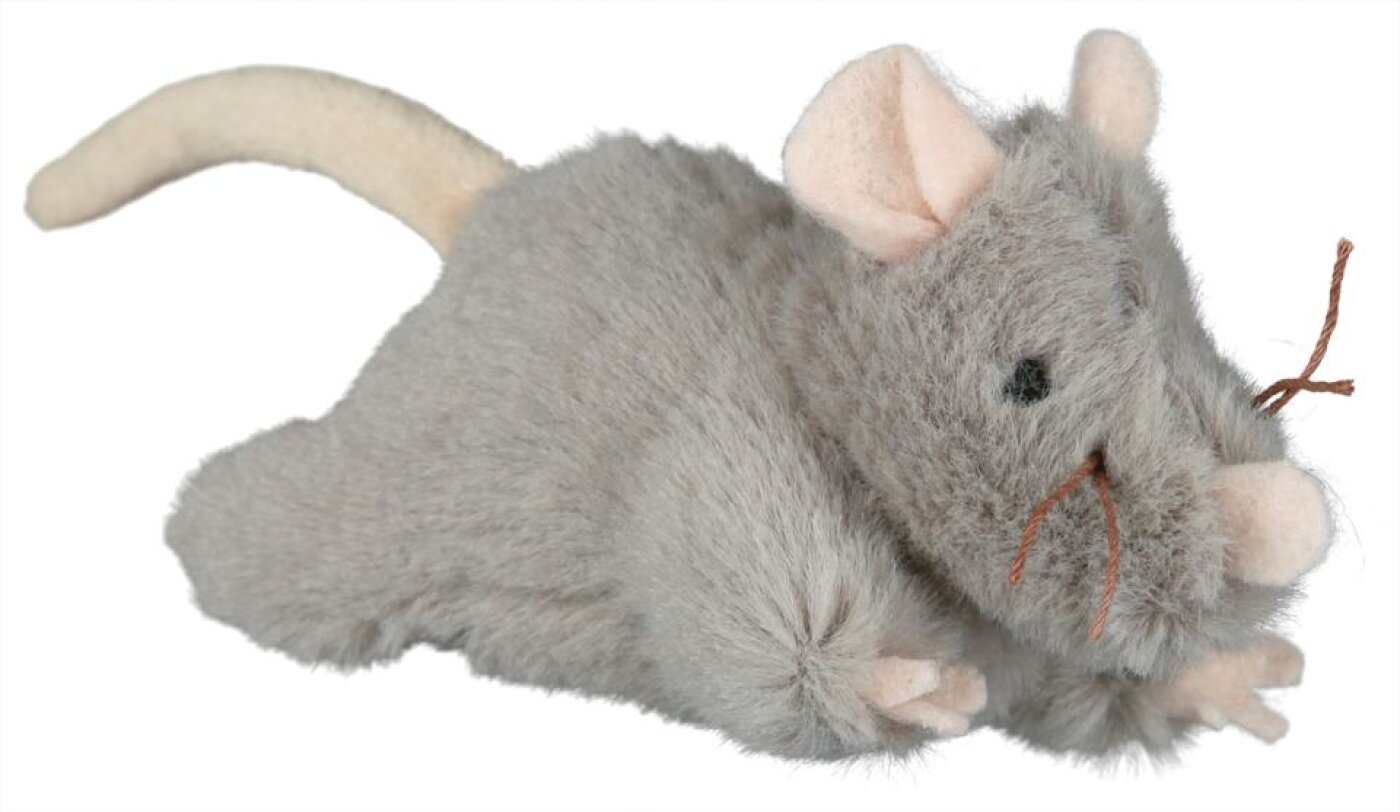 Trixie - Trixie mus m. catnip og lyd 15 cm