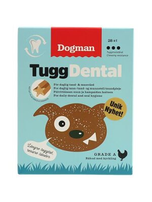 Dogman - Dental Tyg Med Kylling, 28 stk