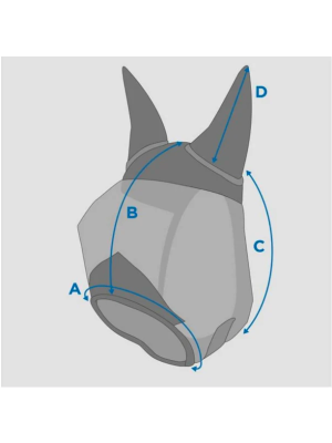 Nordic Horse - Nordic Fluemaske 