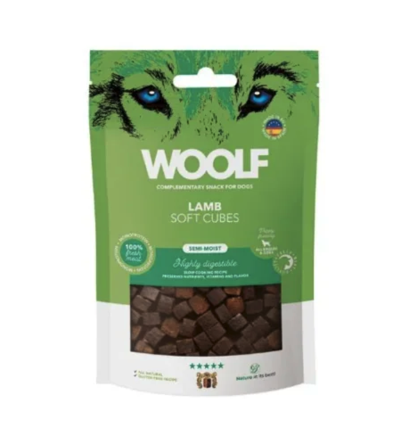 Woolf - Woolf Soft Cubes Lamb 100 gr.