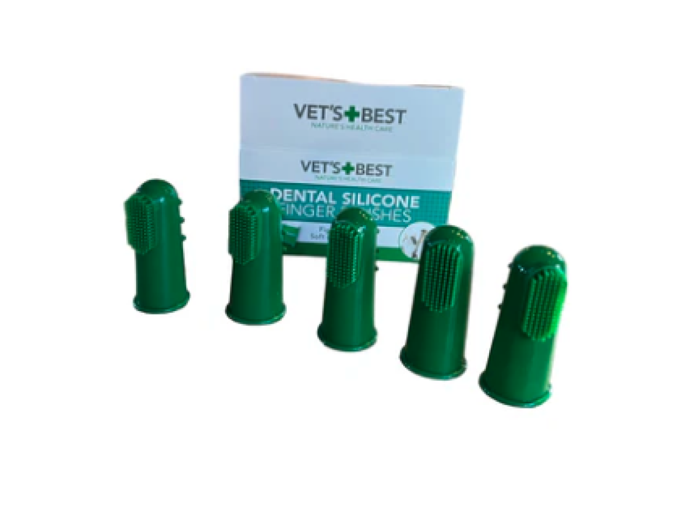 VET´S BEST - Silicone Finger Tandbørste 5 stk