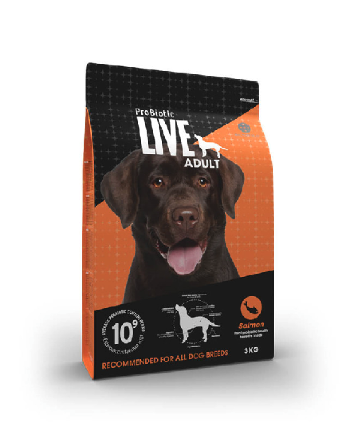 ProBiotic LIVE - LIVE Adult Laks/Ris 12kg