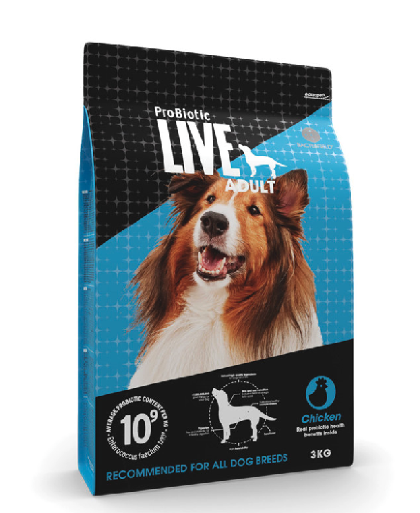 ProBiotic LIVE - ProBioTic LIVE Hund Adult All Breed Kylling